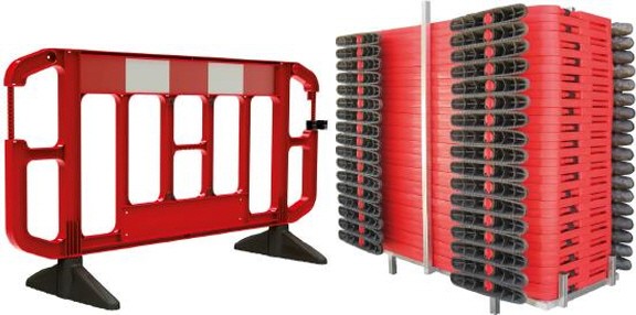 PLASTIC PEDESTRIAN RETAINING FENCES PLASTIC PEDESTRIAN RETAINING FENCES