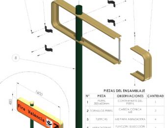 160x40cm INFORMATION POSTER. DOLMEN SERIES