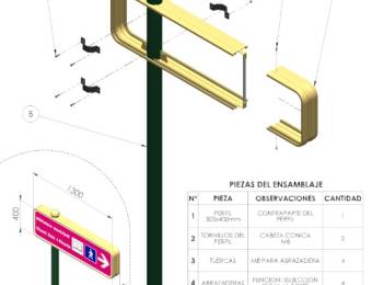 130x40cm INFORMATION POSTER. DOLMEN SERIES
