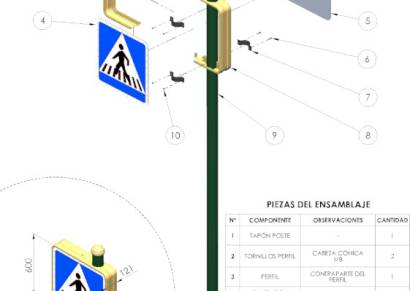 INFORMATION SIGN S-13 DOLMEN SERIES