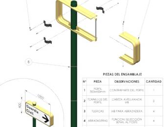100x40cm INFORMATION POSTER. DOLMEN SERIES